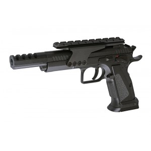 Страйкбольный пистолет CZ75 IPSC competition pistol replica, CO2, Blow Back, Metall (KWC)